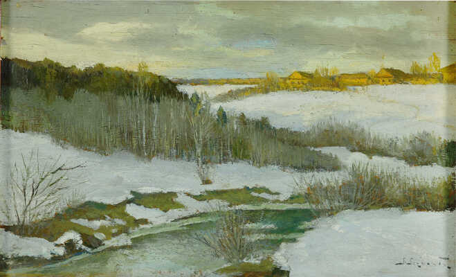 Боголюбов Борис Мелитонович. Зимний день 